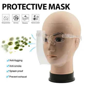 Transparent Face Shield Protective Mask Dust-proof Splash-proof Anti Droplet Adjustable Safe Face Cover Mask Kitchen Tools
Transparent Face Shield Protective Mask Dust-proof Splash-proof Anti Droplet Adjustable Safe Face Cover Mask Kitchen Tools