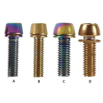 Titanium Bicycle Screw Plating Brilliant Stainless Steel 18mm M9 Highway Bicycle Handle Screw Bicycle Accessories
Titanium Bicycle Screw Plating Brilliant Stainless Steel 18mm M9 Highway Bicycle Handle Screw Bicycle Accessories