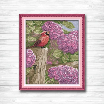 Pincushion Flowers and bird 11CT patterns printed on canvas 14CT needlework diy dmc cross stitch chinese Sets Embroidery kits
Pincushion Flowers and bird 11CT patterns printed on canvas 14CT needlework diy dmc cross stitch chinese Sets Embroidery kits