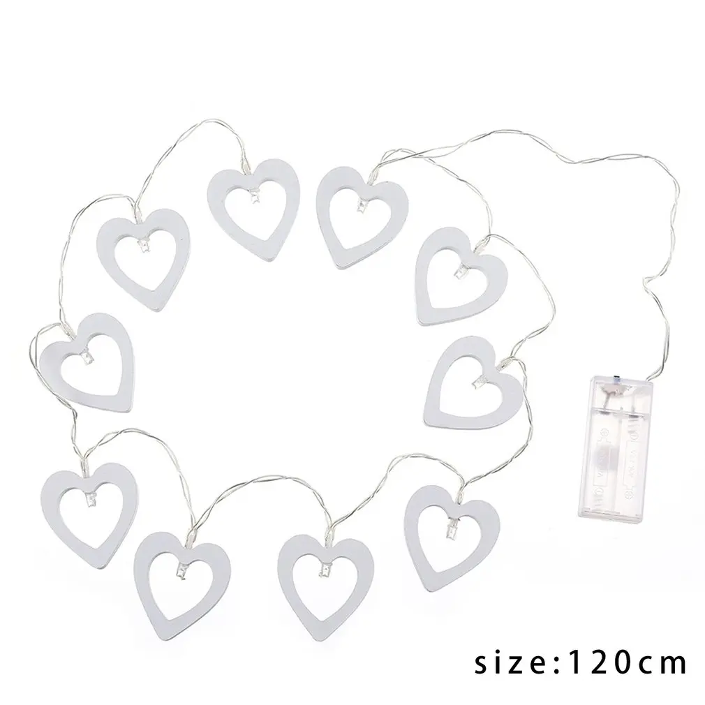 10 LED Wooden Heart String Light Battery Power Party Festival Home Decor Lighting
10 LED Wooden Heart String Light Battery Power Party Festival Home Decor Lighting