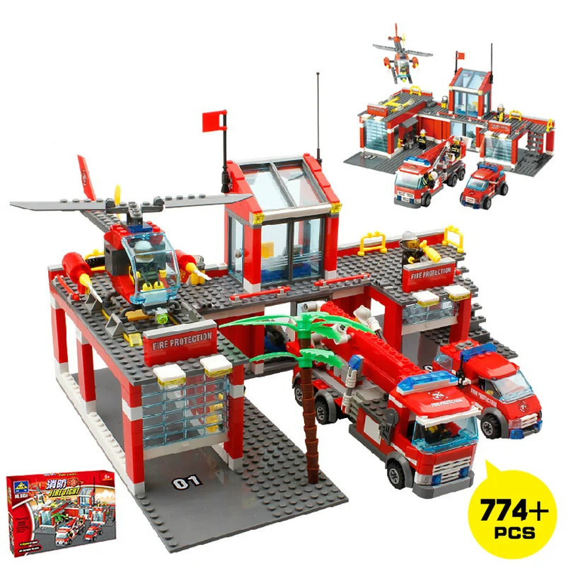8051 Building Blocks Fire Station Model Blocks Compatible Legoinglys City Bricks Block ABS Plastic Educational Toys for Children
8051 Building Blocks Fire Station Model Blocks Compatible Legoinglys City Bricks Block ABS Plastic Educational Toys for Children