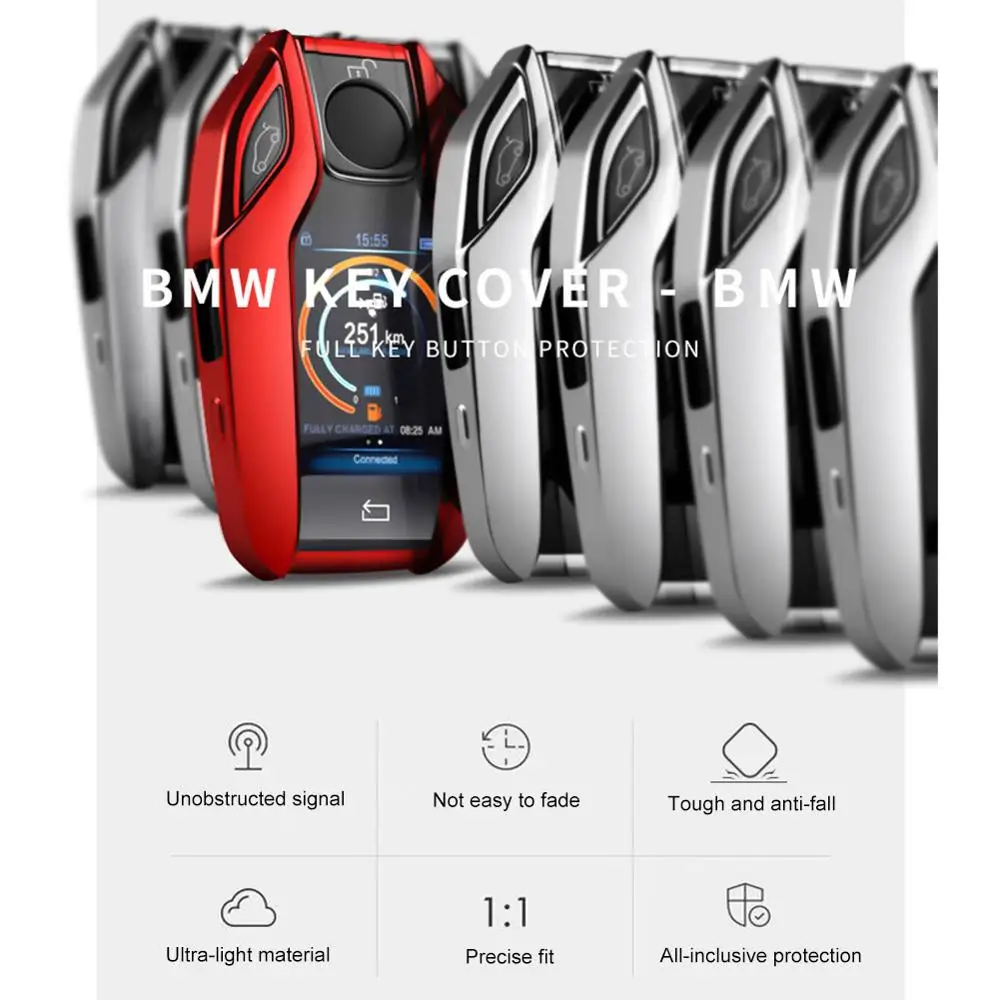 TPU Car Fully Key Case Cover Fully Key Shell Remote Key Protector for BMW 7 Series 740 6 Series GT 5 Series 530i X3 Display Key
TPU Car Fully Key Case Cover Fully Key Shell Remote Key Protector for BMW 7 Series 740 6 Series GT 5 Series 530i X3 Display Key