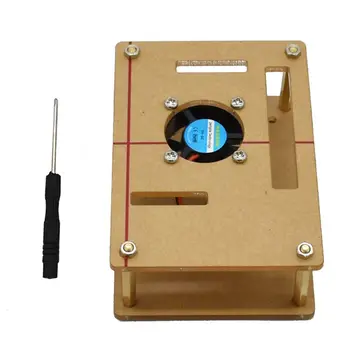 GT3A Acrylic Case Protective Shell with Cooling Fan Screwdriver for Raspberry Pi 4 Model B/3B+/3B/2B Accessories
GT3A Acrylic Case Protective Shell with Cooling Fan Screwdriver for Raspberry Pi 4 Model B/3B+/3B/2B Accessories