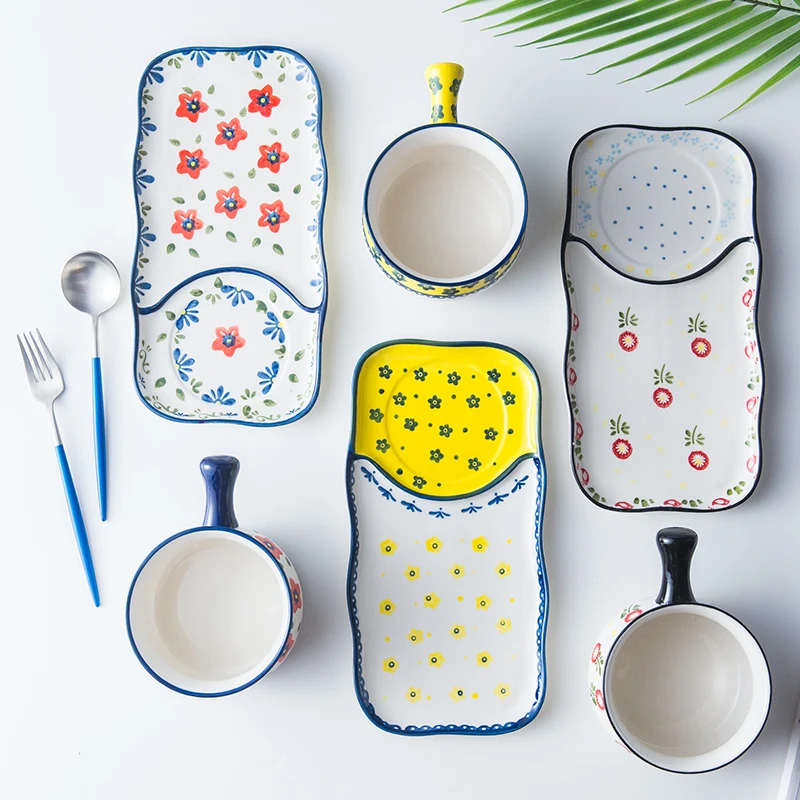 Chic Ceramic Flower Pattern Plate Bowl Breakfast Fruit Bread Dessert Saucer Dish Milk Bowl Dinner Plate Home Kitchen Tableware
Chic Ceramic Flower Pattern Plate Bowl Breakfast Fruit Bread Dessert Saucer Dish Milk Bowl Dinner Plate Home Kitchen Tableware