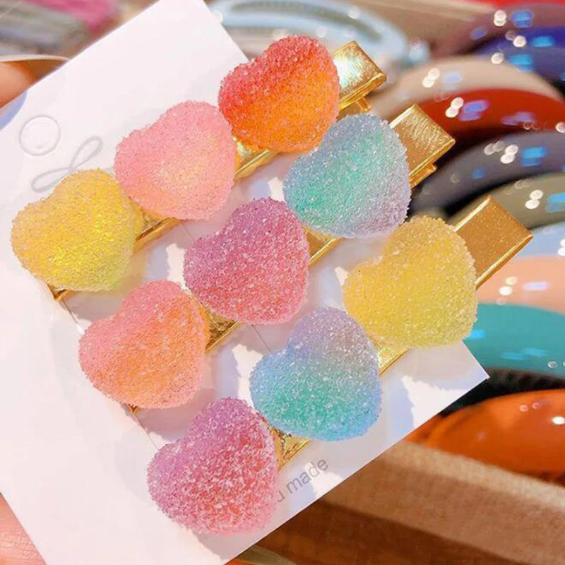 New Korea Sweet Heart Candy Color Minimalist Hair Clip Hair Grip Lovely Barrettes Hairpin Hair Accessories For Fashion Women 
New Korea Sweet Heart Candy Color Minimalist Hair Clip Hair Grip Lovely Barrettes Hairpin Hair Accessories For Fashion Women