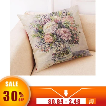 Retro Cushion Cover Floral Print Pillowcase Linen for Sofa Seat Car Decorative Office Bar Chair Back Seat Cushions Sofa Pillow
Retro Cushion Cover Floral Print Pillowcase Linen for Sofa Seat Car Decorative Office Bar Chair Back Seat Cushions Sofa Pillow