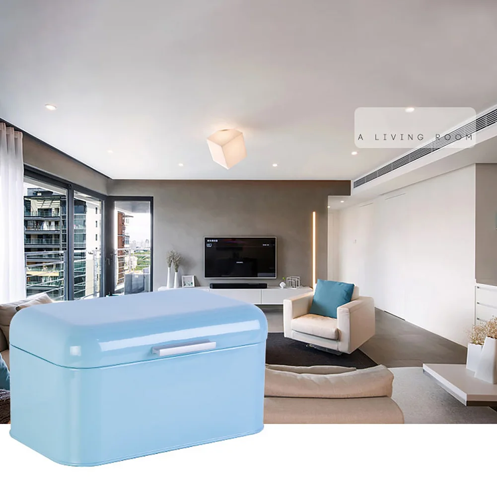 Home Office Storage Box Bread Shape Easy Clean Tools Decorations Metal Kitchen Large Capacity Saves Space Containers
Home Office Storage Box Bread Shape Easy Clean Tools Decorations Metal Kitchen Large Capacity Saves Space Containers