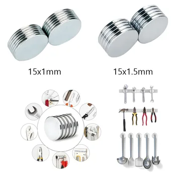 RKZCT 200/Lot Permanent Neodymium Magnetic 15x1mm 15x1.5 mm Strong DIY Round Magnets Dia 15 mm Practical Rare Earth Disc Magnet
RKZCT 200/Lot Permanent Neodymium Magnetic 15x1mm 15x1.5 mm Strong DIY Round Magnets Dia 15 mm Practical Rare Earth Disc Magnet