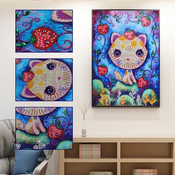 Cat Strawberry 5D Special Shaped Diamond Painting Embroidery Needlework Rhinestone Crystal Cross Craft Stitch Kit DIY Picture
Cat Strawberry 5D Special Shaped Diamond Painting Embroidery Needlework Rhinestone Crystal Cross Craft Stitch Kit DIY Picture