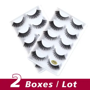 2 boxes/lot 5 pairs Synthetic Hair Artificial eyelashes long natural eye lashes extension crisscross Handmade silk eyelash
2 boxes/lot 5 pairs Synthetic Hair Artificial eyelashes long natural eye lashes extension crisscross Handmade silk eyelash