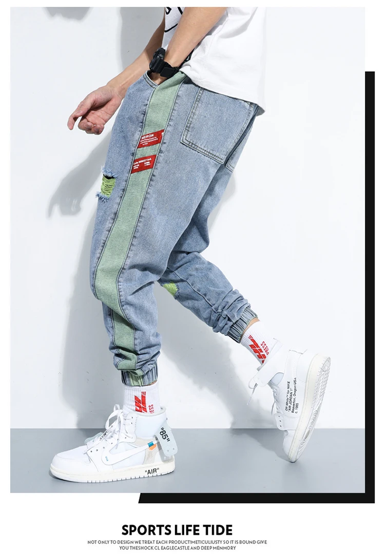 Waliicorners Men Jeans Vintage Designer Loose Fit Multi Pockets Denim Cargo Pants Streetwear Hip Hop Harem Jeans 10 H1bf4a63b238a44f6b7e6aca19f2faf4eh