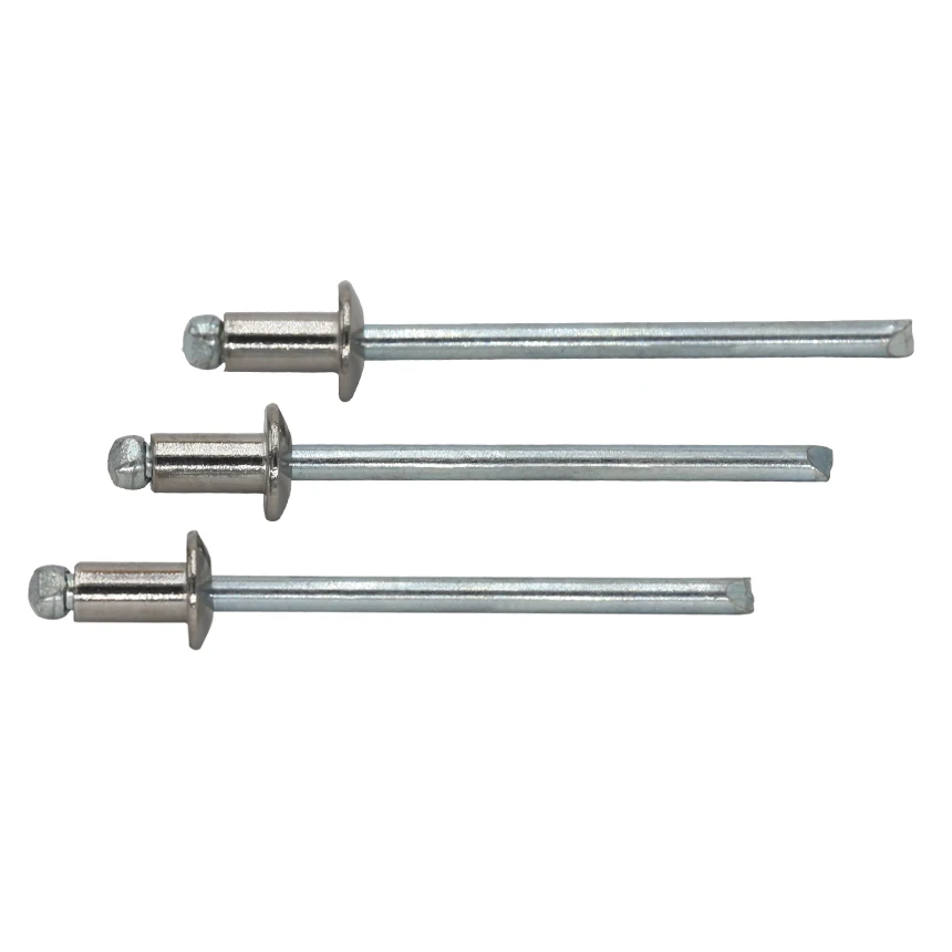 M4 * 8 M4x8 10 M4x10 12 M4x12 алюминиевый AL DIN7337 самозатыкающийся гвоздь поп украшение