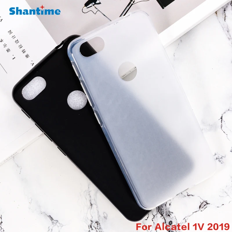 Мягкий чехол из ТПУ для Alcatel 1V 2019 гелевый Пудинг силиконовый защитный телефона