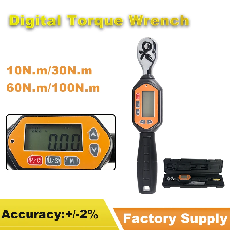 Digital torque wrench Professional Electronic Torque Wrench Bike car Repair Tool Torque Spanner Tool
Digital torque wrench Professional Electronic Torque Wrench Bike car Repair Tool Torque Spanner Tool