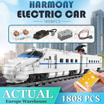 Creator Technic RC Harmony Electric CRH2 EMU Train Rail with Motors Building Blocks Bricks Gift Toys for Children Boys Girls
Creator Technic RC Harmony Electric CRH2 EMU Train Rail with Motors Building Blocks Bricks Gift Toys for Children Boys Girls