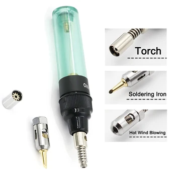 14 in 1 MT-100 Gas Welding Soldering Irons Welding Pen Burner Blow Torch Gas Soldering Iron Cordless Butane Tip Tool
14 in 1 MT-100 Gas Welding Soldering Irons Welding Pen Burner Blow Torch Gas Soldering Iron Cordless Butane Tip Tool