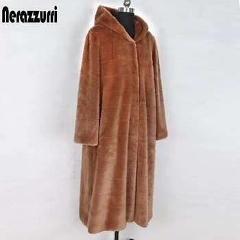 Nerazzurri long faux fur coat women with hood big size 4xl 5xl 6xl 7xl long sleeve striped thick warm fluffy furry overcoat 2019
Nerazzurri long faux fur coat women with hood big size 4xl 5xl 6xl 7xl long sleeve striped thick warm fluffy furry overcoat 2019