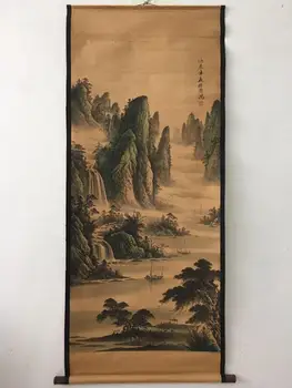 

China old scroll painting Celebrity landscape painting Middle hall hanging paintings Wall paintings xu beihong