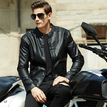Spring men's casual zipper PU leather jacket motorcycle leather jacket autumn and winter casual wear men's slim leather jacket
Spring men's casual zipper PU leather jacket motorcycle leather jacket autumn and winter casual wear men's slim leather jacket