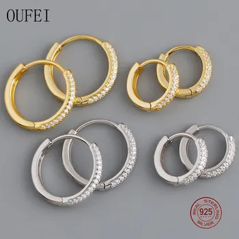 Noble Hoop Earring For Women 925 Sterling Silver Earrings Round Shiny Zircon Luxury Accessories Fine Earrings Fine Jewelry
Noble Hoop Earring For Women 925 Sterling Silver Earrings Round Shiny Zircon Luxury Accessories Fine Earrings Fine Jewelry