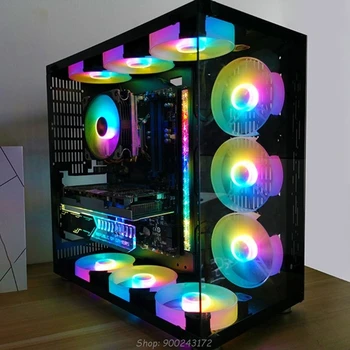 12cm Desktop PC Computer Case Cooling Fan LED Lights Color Changing RGB Chassis Fan Controller Remote Control S30 20 Dropship
12cm Desktop PC Computer Case Cooling Fan LED Lights Color Changing RGB Chassis Fan Controller Remote Control S30 20 Dropship