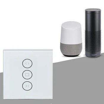 Smart WIFI Curtain Switch Voice Control Remote Touch Roller Shutter Switch Lamps, Lighting & Ceiling Fans
Smart WIFI Curtain Switch Voice Control Remote Touch Roller Shutter Switch Lamps, Lighting & Ceiling Fans