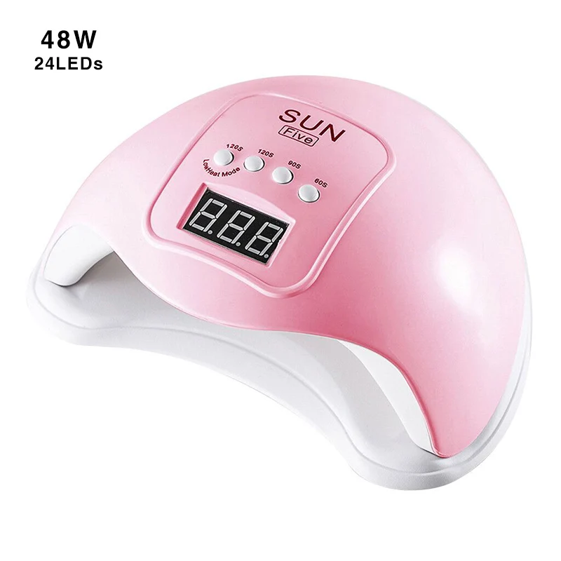 LED 48W UV Nail Gel Curing Nail Art Machine USB Lamp Light Nail Gel Polish Dryer drying Gel varnish 10/30/60 / 99s timer sensor
LED 48W UV Nail Gel Curing Nail Art Machine USB Lamp Light Nail Gel Polish Dryer drying Gel varnish 10/30/60 / 99s timer sensor