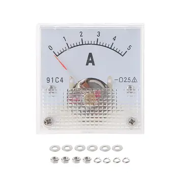 91C4 Ammeter DC Analog Current Meter Panel Mechanical Pointer Type 1/2/3/5/10/20/30/50/100/200/300/500mA A
91C4 Ammeter DC Analog Current Meter Panel Mechanical Pointer Type 1/2/3/5/10/20/30/50/100/200/300/500mA A