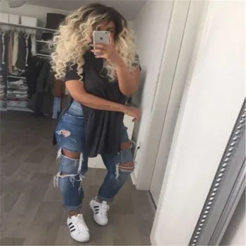 2020 new ladies summer loose casual T-shirts, ladies short-sleeved T-shirts, side open T-shirts,
2020 new ladies summer loose casual T-shirts, ladies short-sleeved T-shirts, side open T-shirts,