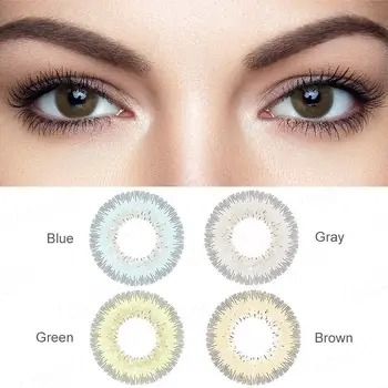Colored Contacts 2pcs/Pair Glamour Series Hybrid Style Natural Looking Beautiful Contact For Eyes With Free Lens Case
Colored Contacts 2pcs/Pair Glamour Series Hybrid Style Natural Looking Beautiful Contact For Eyes With Free Lens Case