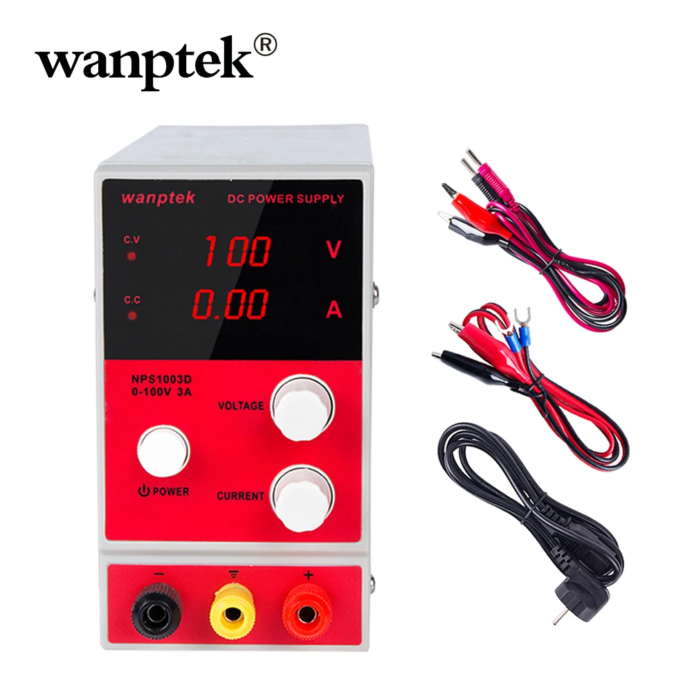Wanptek DC Adjustable Power Supply 100V 3A Regulated Bench Variable Laboratory Power Supplies voltage and current regulator
Wanptek DC Adjustable Power Supply 100V 3A Regulated Bench Variable Laboratory Power Supplies voltage and current regulator
