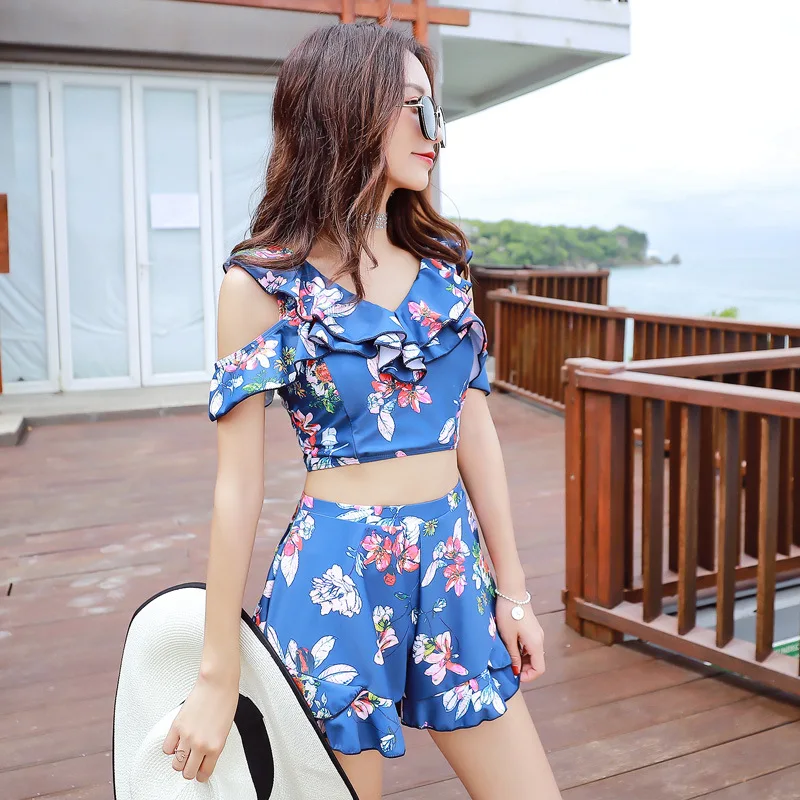 Bo bao Yarn New Style Bathing Suit Fashion Sexy Slim Fit Slimming Split Type Culottes-Boxer Three-piece Set Bathing Suit 9062
Bo bao Yarn New Style Bathing Suit Fashion Sexy Slim Fit Slimming Split Type Culottes-Boxer Three-piece Set Bathing Suit 9062