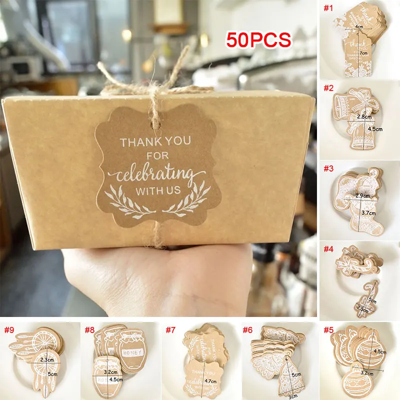 Xmas Gift Tags Christmas Label Diy Cookie Wedding 50pcs/Pack Craft Paper Creative Fashion Clothes Ornament Festival Birthday
Xmas Gift Tags Christmas Label Diy Cookie Wedding 50pcs/Pack Craft Paper Creative Fashion Clothes Ornament Festival Birthday