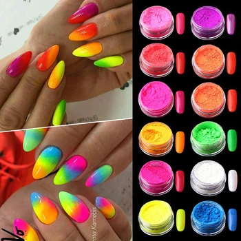12 Boxes/Set Neon Fluorenscence Nail Powder Colorful Flakes Glitters Nail Powder Spangle Glitter Chrome DIY Nagel Decoration
12 Boxes/Set Neon Fluorenscence Nail Powder Colorful Flakes Glitters Nail Powder Spangle Glitter Chrome DIY Nagel Decoration
