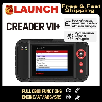 Launch Creader VII+ VII plus Creader CRP123 Diagnostic Tool OBD2 Scanner OBDII Diesel Tools Auto Code Reader ABS Launch Scanner
Launch Creader VII+ VII plus Creader CRP123 Diagnostic Tool OBD2 Scanner OBDII Diesel Tools Auto Code Reader ABS Launch Scanner