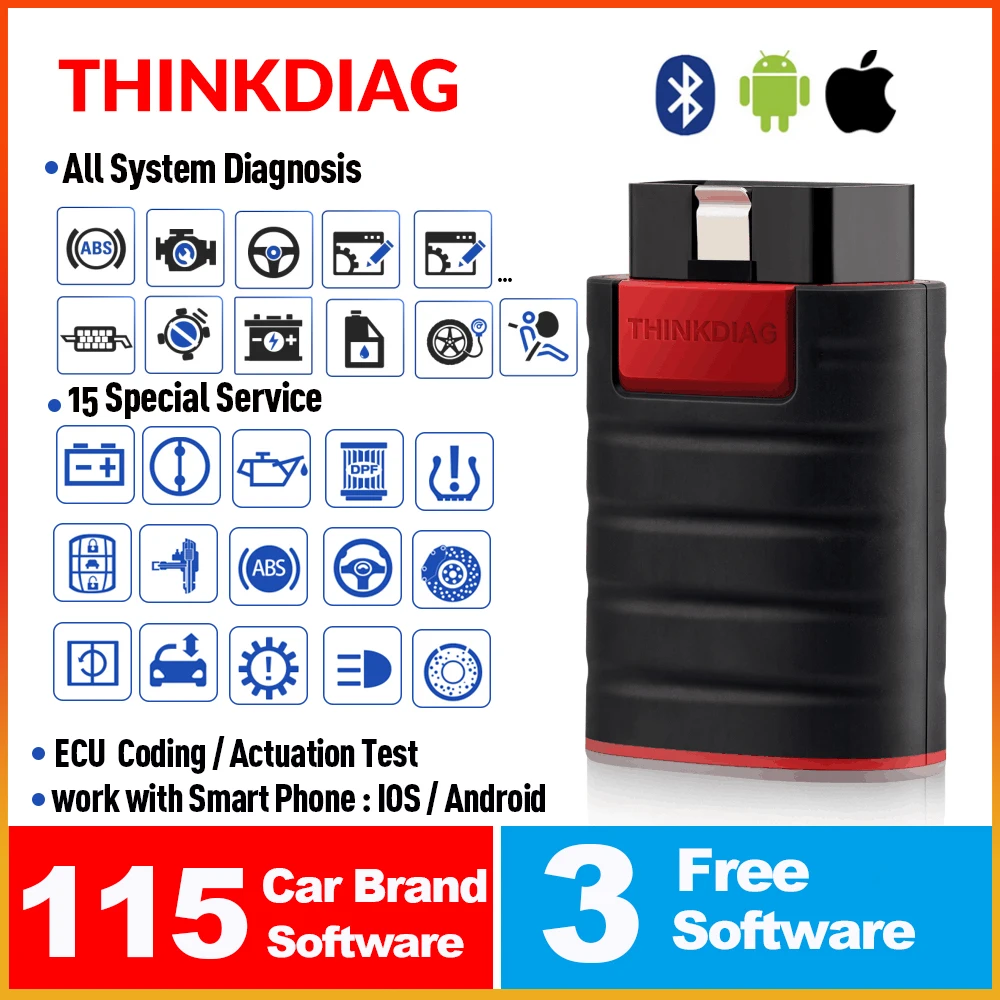 ThinkDiag OBD2 Code Reader All System obdii Diagnostic Tool 15 Reset Services Think Diag Scanner pk X431 Easydiag 3.0 AP200 golo
ThinkDiag OBD2 Code Reader All System obdii Diagnostic Tool 15 Reset Services Think Diag Scanner pk X431 Easydiag 3.0 AP200 golo