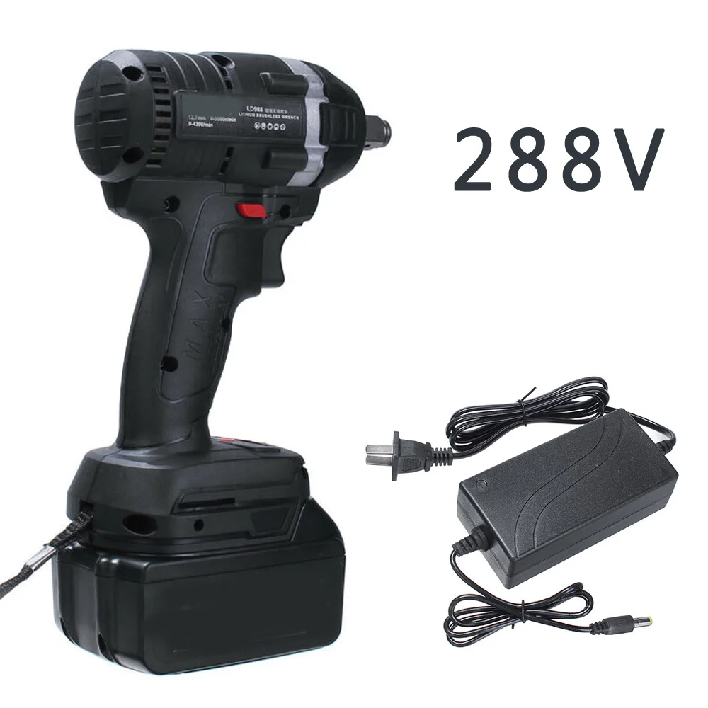 Cordless Electric Impact Wrench Rechargeable Battery LED Light Illuminates Dark Work Space Power Wrench Tools
Cordless Electric Impact Wrench Rechargeable Battery LED Light Illuminates Dark Work Space Power Wrench Tools