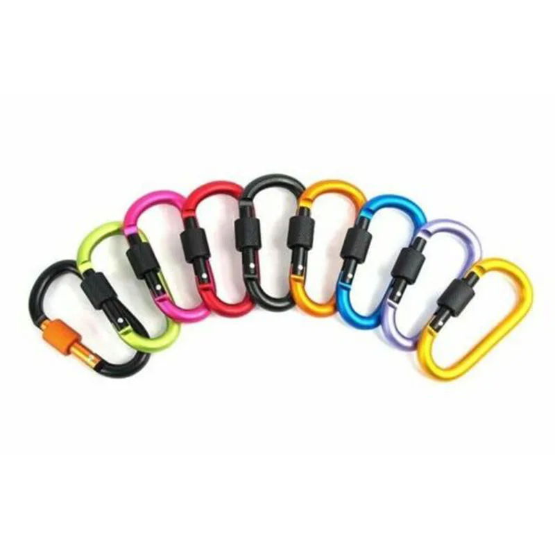8cm Aluminum Alloy D-shape Carabiner Locking Carabiner Snap Keyring Multifunctional Outdoor Survival Mountaineering Buckle
8cm Aluminum Alloy D-shape Carabiner Locking Carabiner Snap Keyring Multifunctional Outdoor Survival Mountaineering Buckle