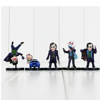 5pcs/lot Superheroes The Joker Batman The Dark Knight PVC Action Figure Keychain Collection Model Toy
5pcs/lot Superheroes The Joker Batman The Dark Knight PVC Action Figure Keychain Collection Model Toy