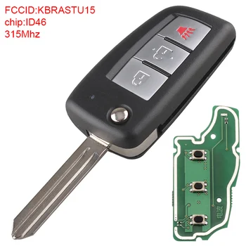 315Mhz 3 Buttons Upgraded Remote Car Key with ID46 Chip KBRASTU15 Fit for Nissan Versa 2007 to 2013 Xterra 2005 to 2014
315Mhz 3 Buttons Upgraded Remote Car Key with ID46 Chip KBRASTU15 Fit for Nissan Versa 2007 to 2013 Xterra 2005 to 2014