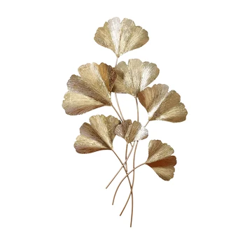 Chinese living room background wall porch metal wall decoration Modern creative hand-made 3D iron ginkgo leaf wall hanging
Chinese living room background wall porch metal wall decoration Modern creative hand-made 3D iron ginkgo leaf wall hanging