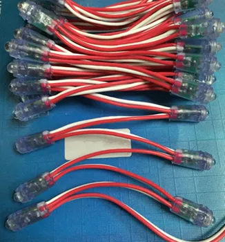 50PCS 5V 9mm with line LED light string 50 String / series lamp bead LED / red yellow blue green white color / line length 10CM
50PCS 5V 9mm with line LED light string 50 String / series lamp bead LED / red yellow blue green white color / line length 10CM