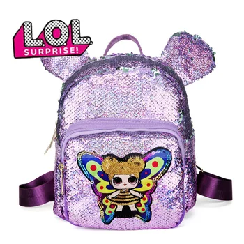 LOL Surprise Backpack with Sequins Cute Cartoon LOL Surprise Doll Backpack Girls Laser Sequin Children Bag
LOL Surprise Backpack with Sequins Cute Cartoon LOL Surprise Doll Backpack Girls Laser Sequin Children Bag