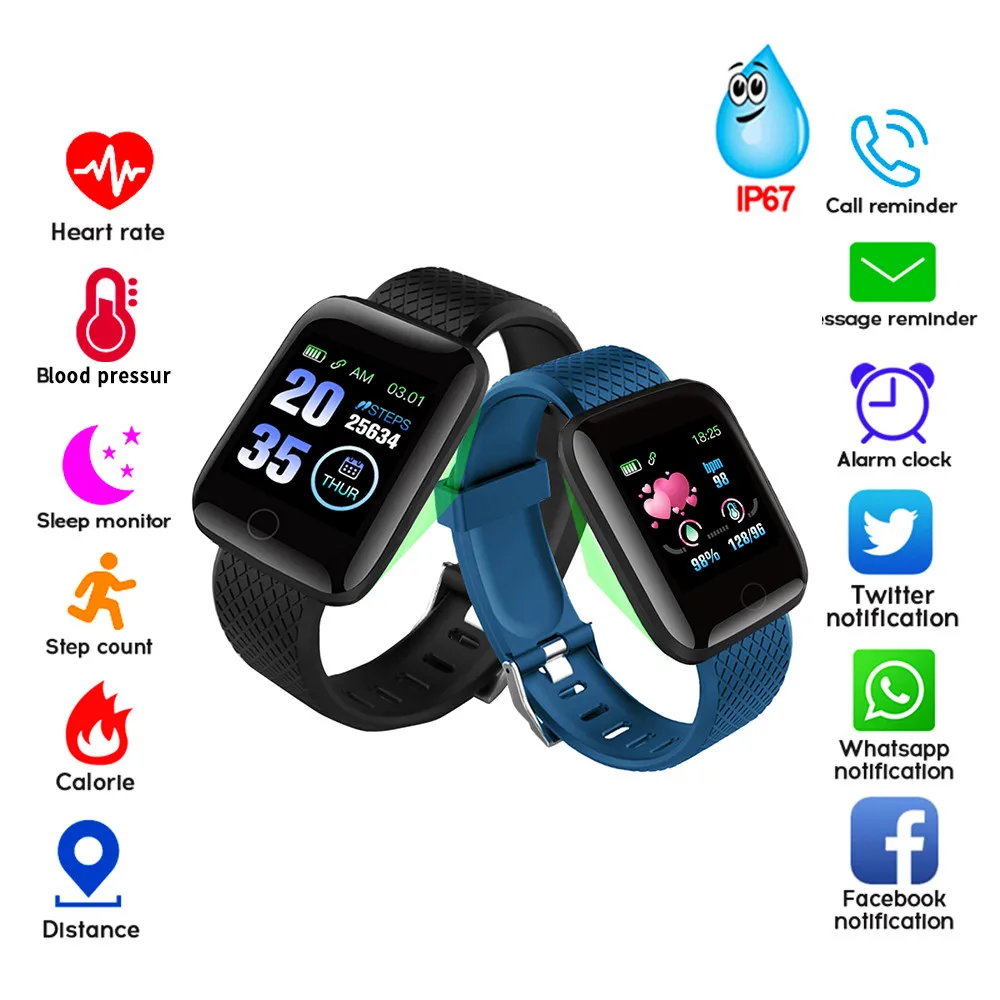 Smart Bracelet Blood Pressure Measurement Waterproof Fitness Tracker Watch Heart Rate Monitor Pedometer Smart Band Women Men
Smart Bracelet Blood Pressure Measurement Waterproof Fitness Tracker Watch Heart Rate Monitor Pedometer Smart Band Women Men