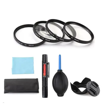 Close-up +1/+2/+4/+10 49/52/55/58/62/67/72/77mm Lens Filter Storage Bag Lens Hood Cap Blower Brush Kit Set Filters Accessories
Close-up +1/+2/+4/+10 49/52/55/58/62/67/72/77mm Lens Filter Storage Bag Lens Hood Cap Blower Brush Kit Set Filters Accessories