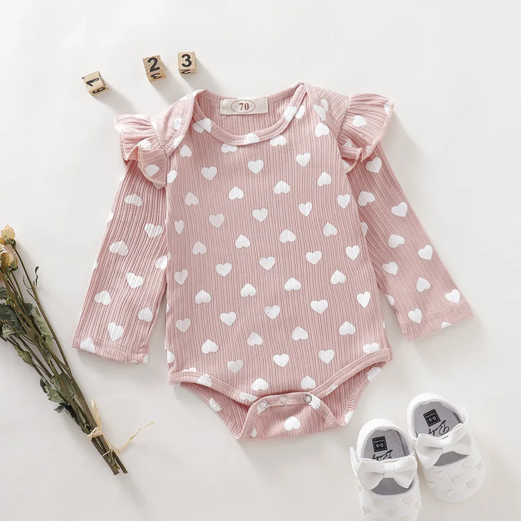 (3M-24M) Baby Long Sleeve Frilled Love Print Pit Striped Robe Bag Fart  Exquisite ruffled comfortable skin-friendly bodysuit S4
(3M-24M) Baby Long Sleeve Frilled Love Print Pit Striped Robe Bag Fart  Exquisite ruffled comfortable skin-friendly bodysuit S4