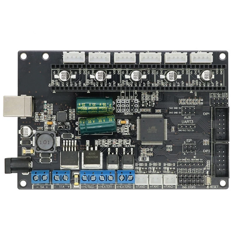 Motherboard 3D Printer Mainboard Compatible Mega 2560 & Ramps1.4 4 Layers Pcb Controller Board For Reprap
Motherboard 3D Printer Mainboard Compatible Mega 2560 & Ramps1.4 4 Layers Pcb Controller Board For Reprap