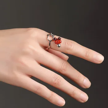 Cute Cat Trendy Crystal Engagement Design Hot Sale Rings For Women red stone beads string elegant rings Female Wedding jewelry
Cute Cat Trendy Crystal Engagement Design Hot Sale Rings For Women red stone beads string elegant rings Female Wedding jewelry