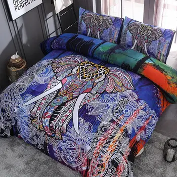 Bohemian Duvet Set 3 Piece Bedding Exotic Elephant Bohemian Quilt Cover Pillow Set Home Textile
Bohemian Duvet Set 3 Piece Bedding Exotic Elephant Bohemian Quilt Cover Pillow Set Home Textile