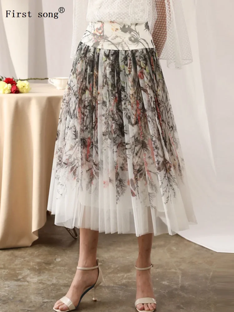 Free shipping retro mesh 3D printing women's summer high waist pleated skirt 2020 women's summer irregular fashion wild skirt XL
Free shipping retro mesh 3D printing women's summer high waist pleated skirt 2020 women's summer irregular fashion wild skirt XL